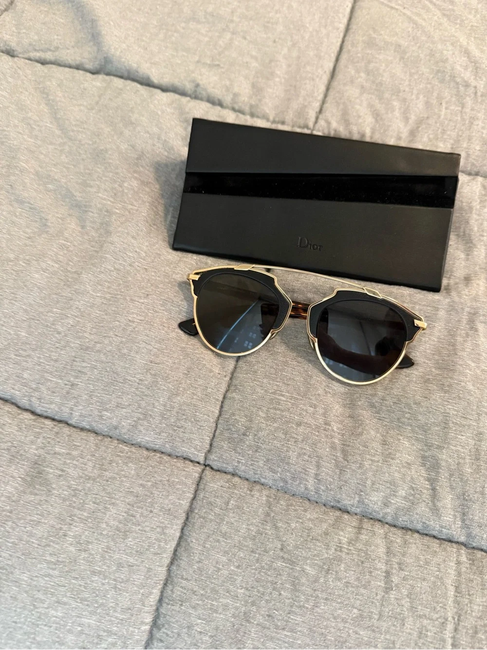 Dior “So Real” sunglasses with case